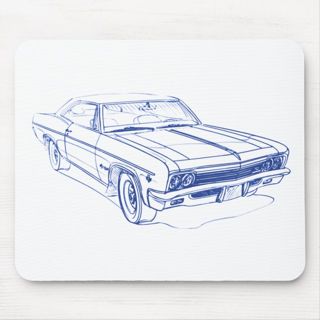 Che Impala 1969 Mouse Pad (Front)