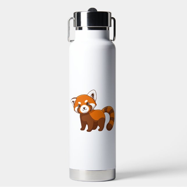Che Red Panda Water Bottle (Front)