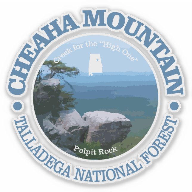 Cheaha Mountain Sticker (Front)