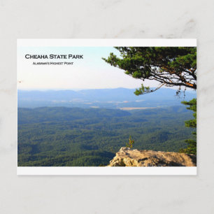 CHEAHA STATE PARK - ALABAMA'S HIGHEST POINT POSTCARD