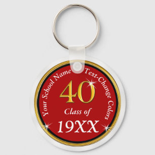 Cheap 40th High School Reunion Ideas Class Reunion Keychain