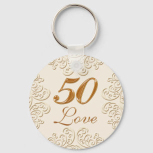 Cheap 50th Anniversary Party Favors Keychains