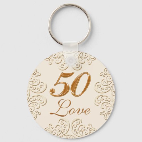 Cheap 50th Anniversary Party Favors Keychains