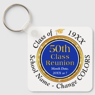 Cheap, 50th Class Reunion Gifts, Change COLORS Keychain