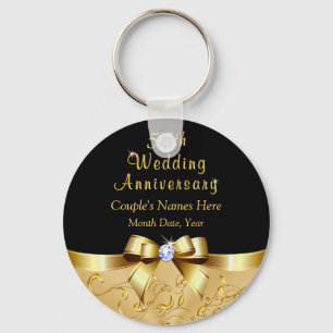 Cheap 50th Wedding Anniversary Favors Souvenirs Keychain