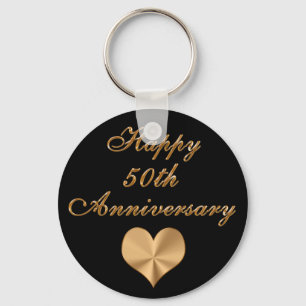 Cheap 50th Wedding Anniversary Gifts Keychains