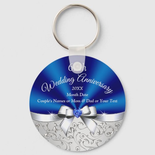 Cheap 65th Wedding Anniversary Party Favors Keychain