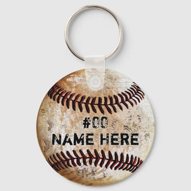 Cheap Baseball Party Favors, Baseball Team Gifts Keychain (Front)