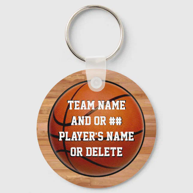 Cheap Basketball Gifts for Kids, Personalized Keychain Zazzle