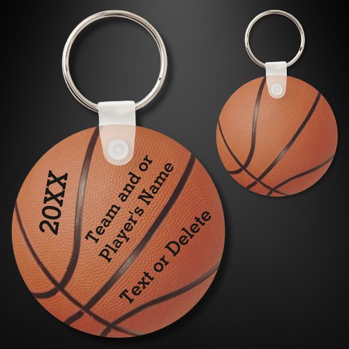 Cheap Basketball Keychains 3 Text Box Templates