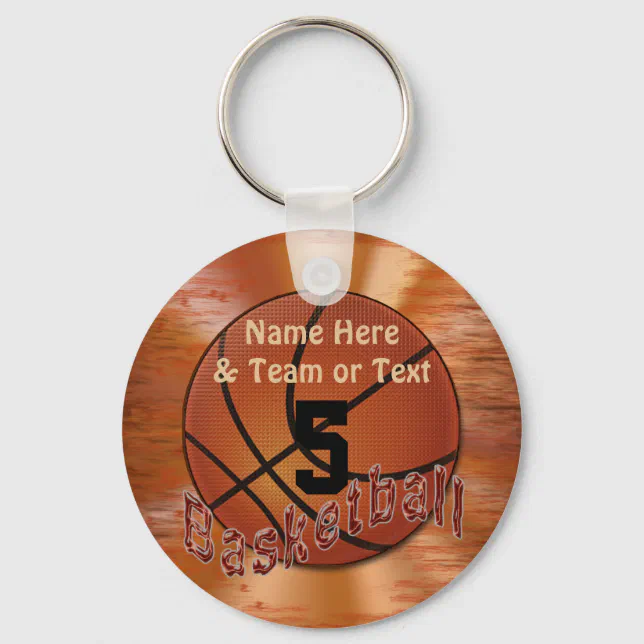 CHEAP Basketball TEAM Gifts Basketball Keychains Zazzle