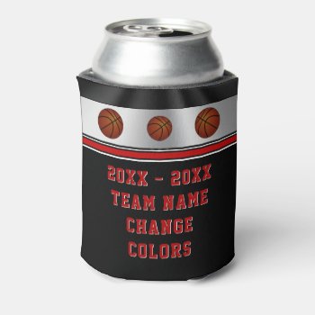 Cheap Basketball Team Gifts For Players  Coaches Can Cooler by YourSportsGifts at Zazzle