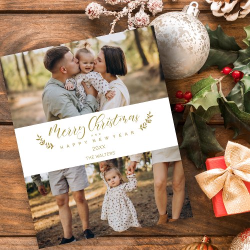 Cheap Botanical Christmas Custom Photo Script