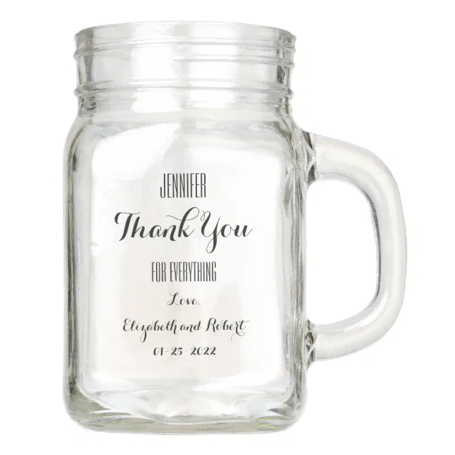Cheap Bridal Party Gifts Mason Jar Zazzle