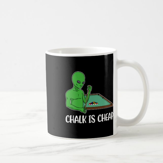 Cheap Chalk Billiards  Coffee Mug (Right)