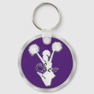Cheap CHEER Keychains in Bulk Your Team COLORS