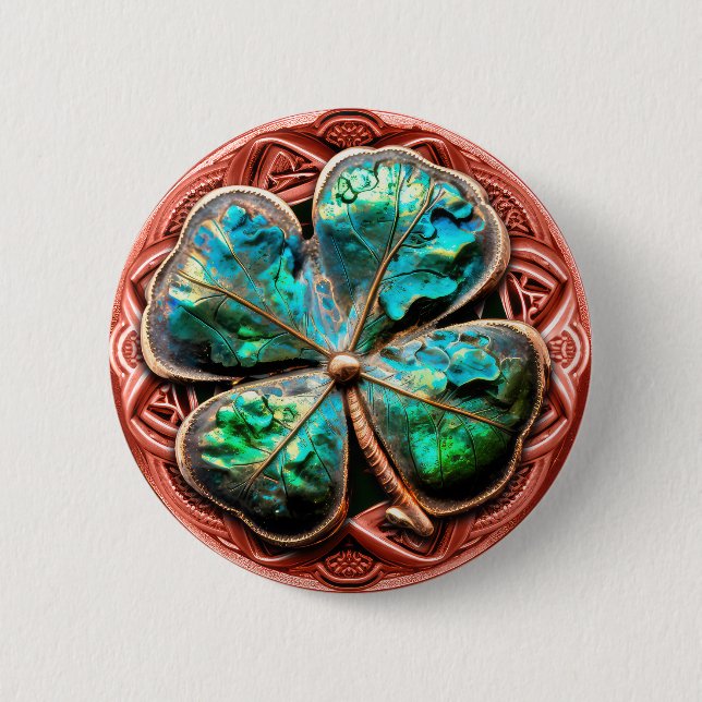 Cheap&Chic Leprechaun Treasure #1 Button (Front)