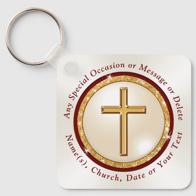Cheap Christian, Religious Giveaways, Any Occasion Keychain (Front)
