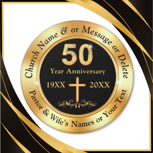 Cheap Church 50th Anniversary Party Favors  Magnet