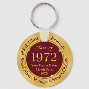 Cheap, Class Reunion Keychains, Favors, Giveaways Keychain