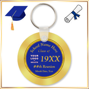 Cheap Class Reunion Souvenirs, Logo, Text, Colors Keychain