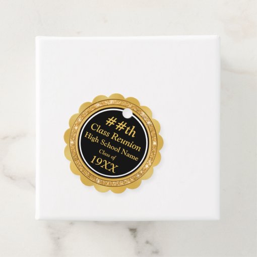Cheap Class Reunion Table Decorations Ideas Favor Tags Zazzle
