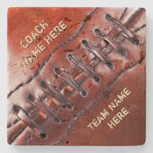 Cheap Cool Football Coach Gifts Personalized Stone Coaster