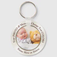 PHOTO, LOGO, TEXT, Cheap Custom Keychains BULK