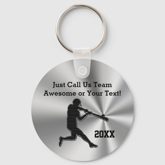 CHEAP Customizable Baseball Keychains for TEAM (Front)
