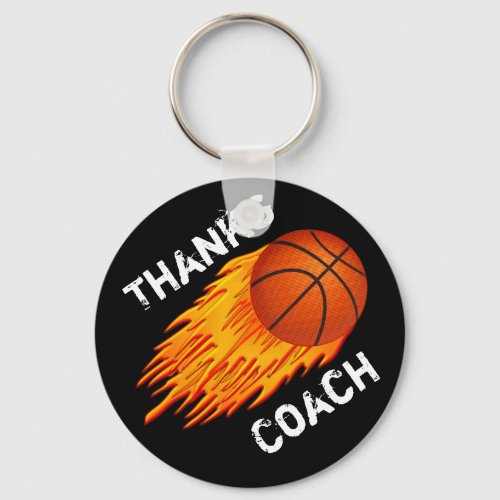 Cheap Customizable Coach Gift Ideas Basketball Keychain