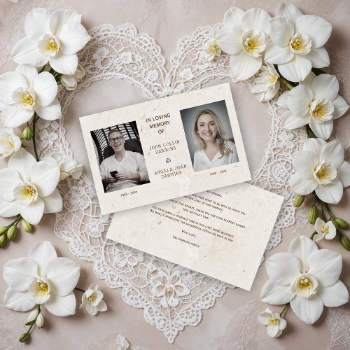 Cheap Dear Ones Deceased Couple Custom Photo