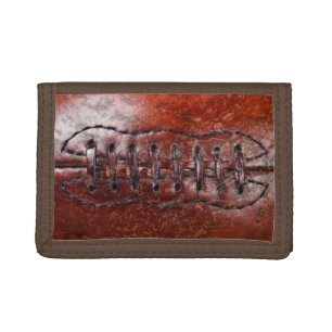 Cheap Dirty Vintage look Football Wallet