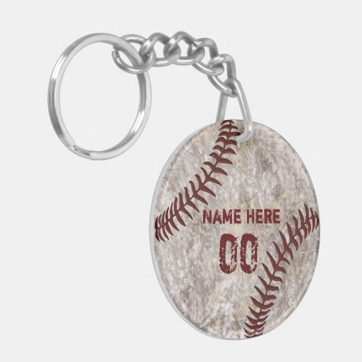 Cheap End of Season Gifts for Baseball Players Keychain Zazzle