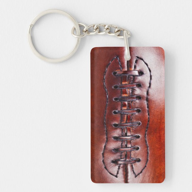 Cheap Football Gifts for Players PERSONALIZED Keychain (Front)