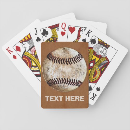 Cheap Gifts for Grandpa PERSONALIZED Low Vision Poker Cards