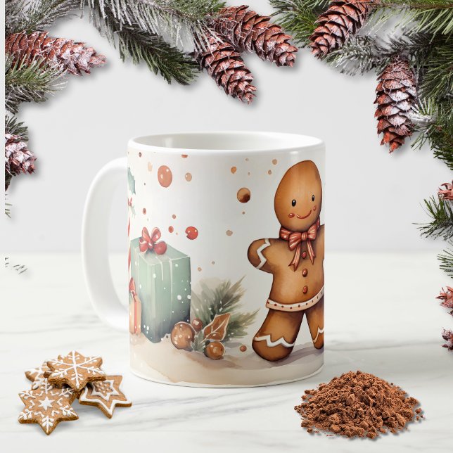Cheap gingerbread Christmas Coffee Mug (Lebkuchenmann Weihnachtstasse)