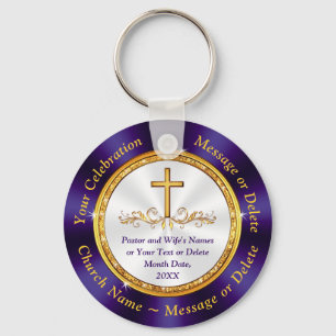Cheap Gorgeous Custom, Church Anniversary Favors Keychain