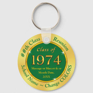 Cheap Green and Gold, Class of 1974, Favors Keychain