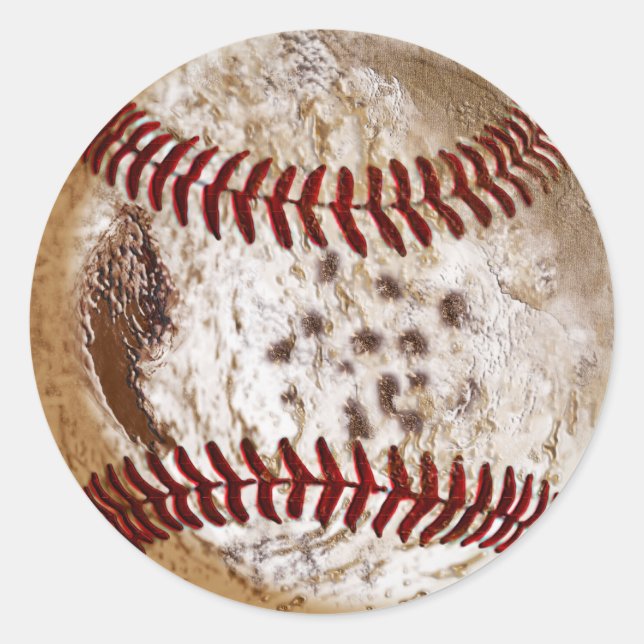 Cheap Grunge Baseball Stickers for Guys for Party (Front)