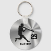 Custom Sports Photo Keychain