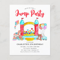 Cheap JUMP PARTY Bounce House Trampoline Birthday