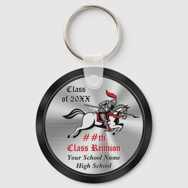 Cheap Knights Party Favors Cool Keychains (Front)