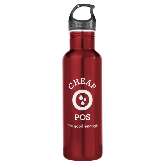 Cheap O-Pos Water Bottle (Front)