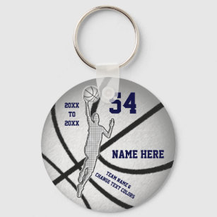 Cheap, Personalized Basketball Party Favors, BOYS Keychain