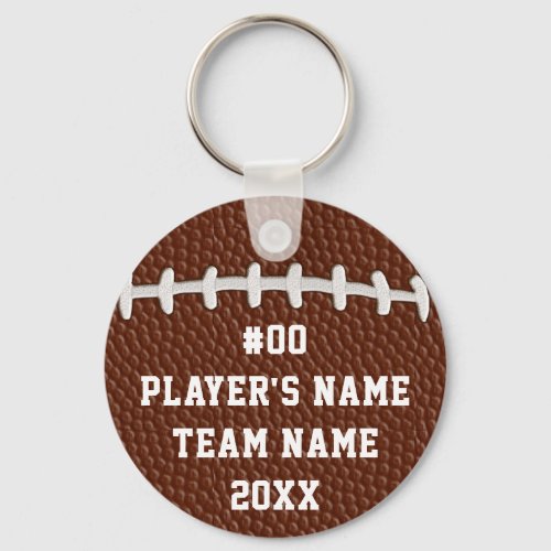 Cheap Personalized Football Gifts for Players BULK Keychain