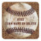 Cheap Personalized Rustic Team Baseball Stickers