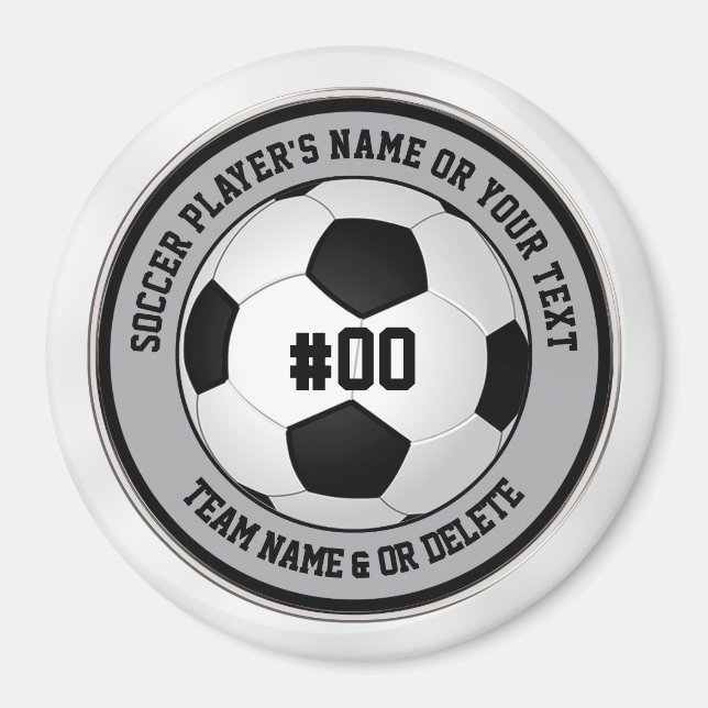 Cheap, Personalized Soccer Team Gifts,  Magnet (Front)