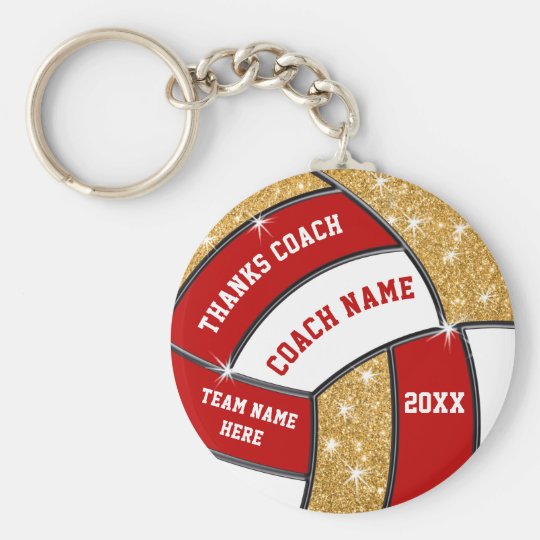 Cheap Personalized Volleyball Coach Gifts Keychain