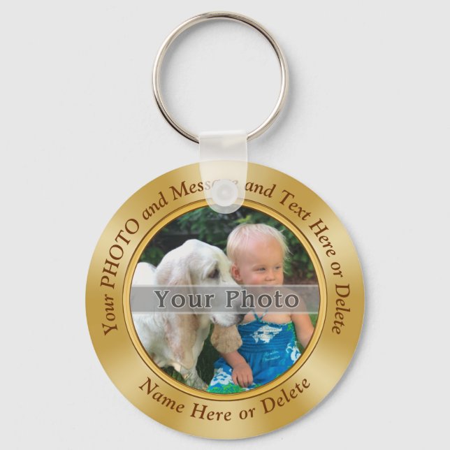 Cheap Photo Keychains BULK or Buy ONE (Front)
