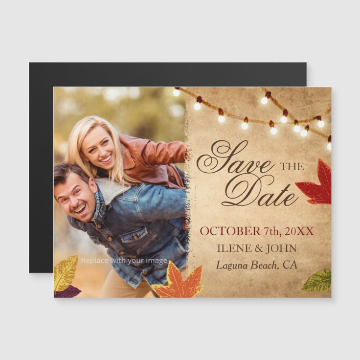 Cheap Save the Date Rustic Wedding Ideas Zazzle